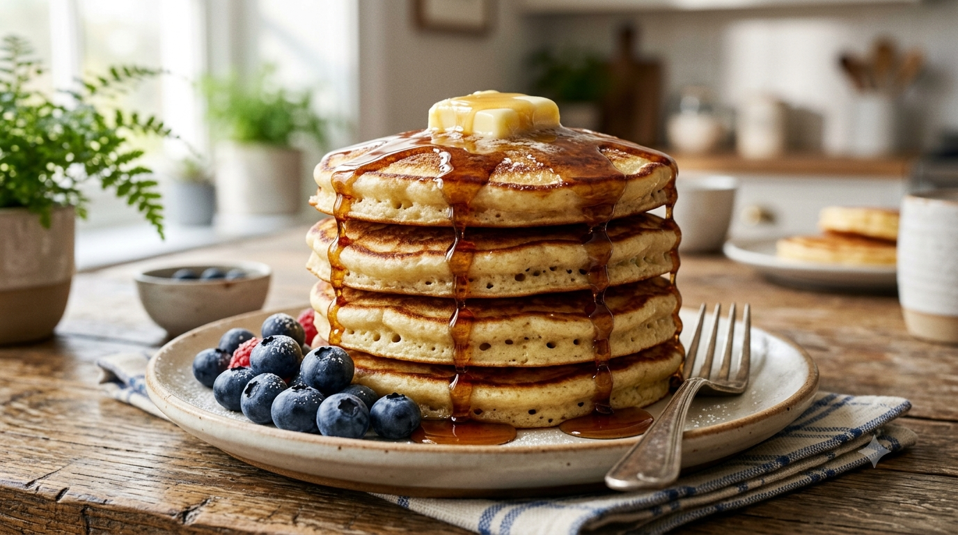 Fluffy Buttermilk Pancakes